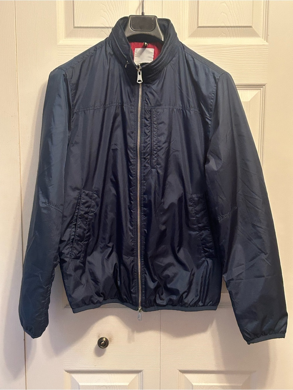 J. Lindeberg Men's Navy Zip-Front Lightweight Jacket